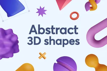 Free Abstract Shapes 3D Illustration Pack